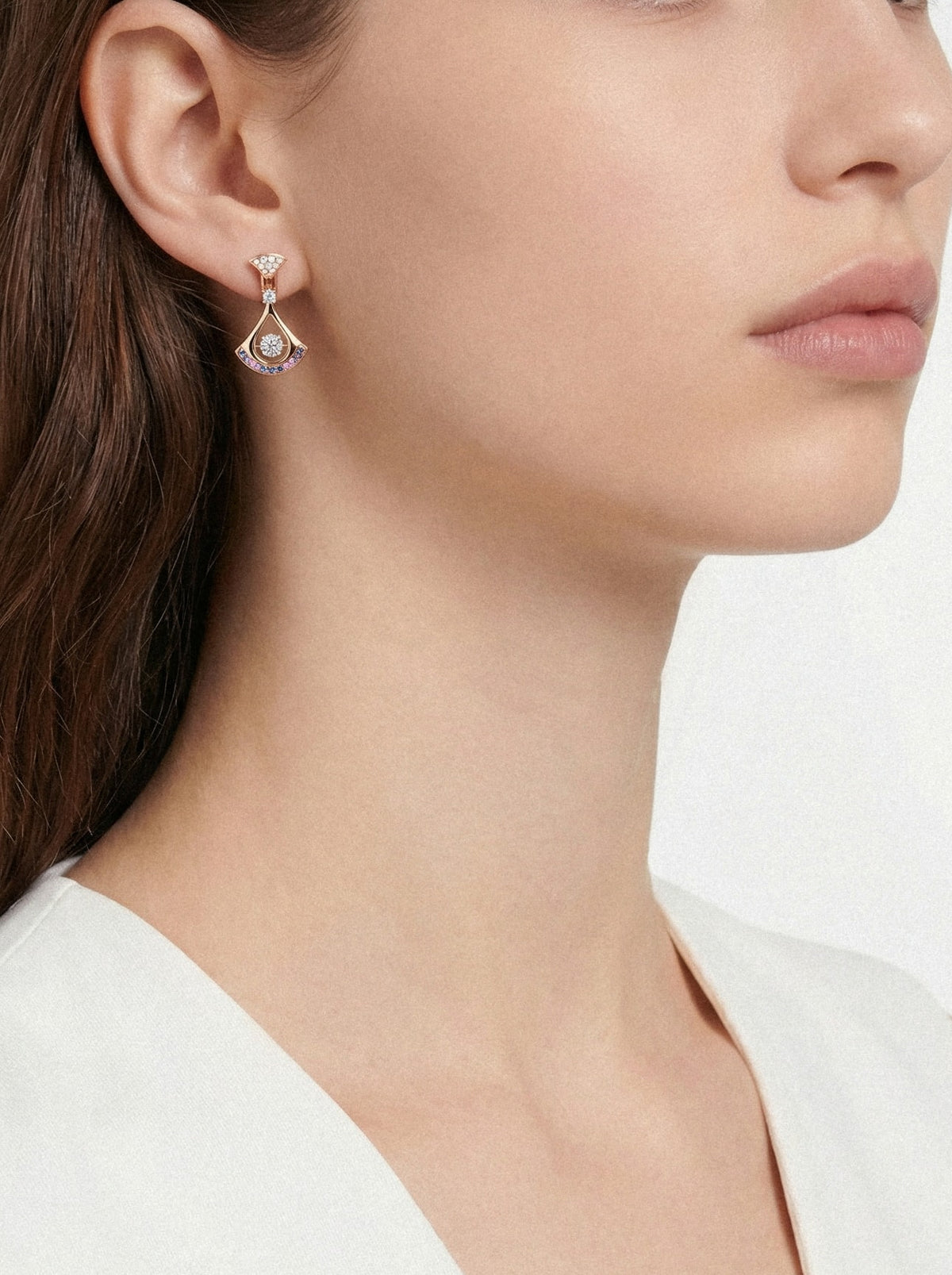 Pavé Fan Drops