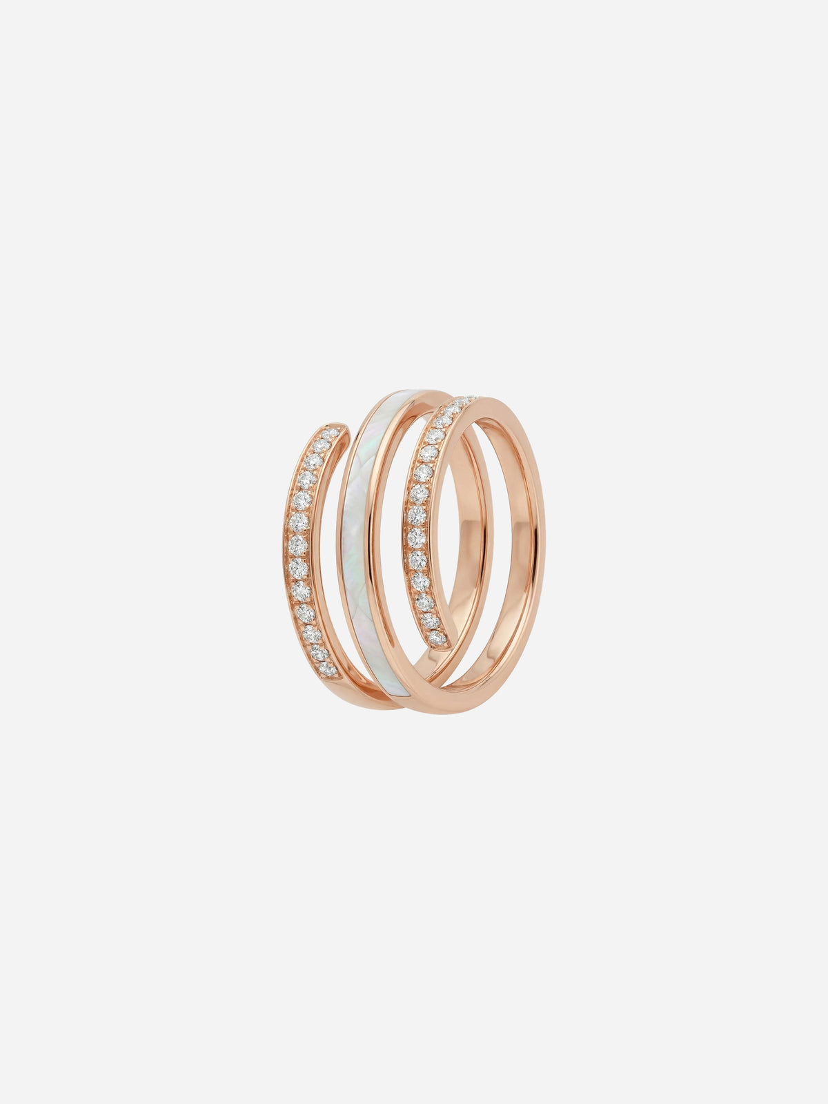 Ring-Set mit Pavé-Band