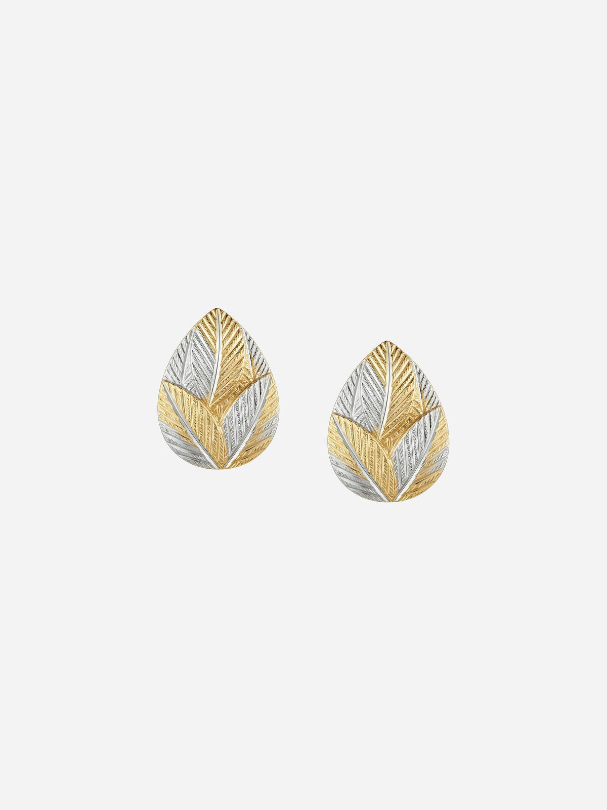 Leaf Pattern Studs
