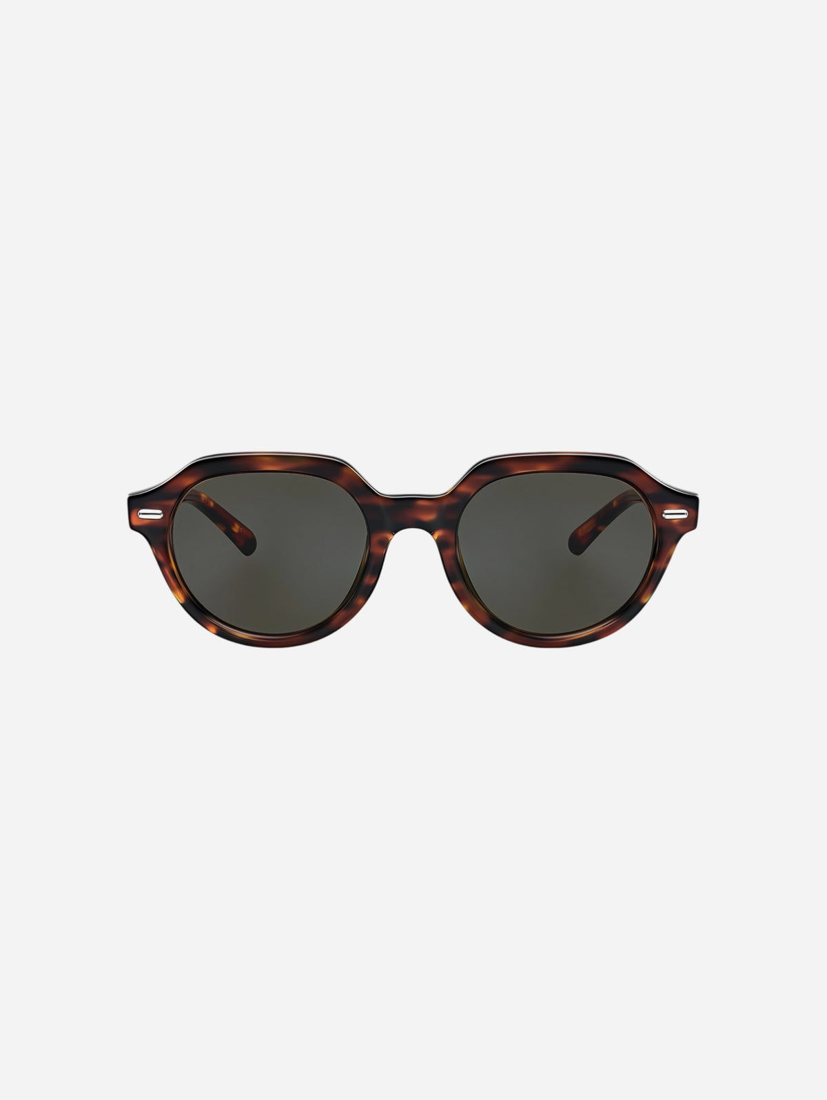 Runde Schildpatt-Sonnenbrille