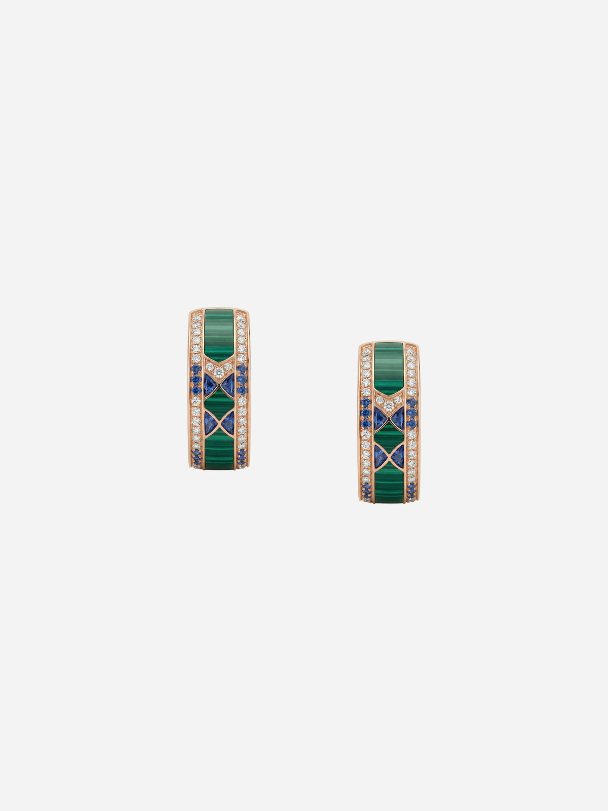 Enamel Huggie Hoops