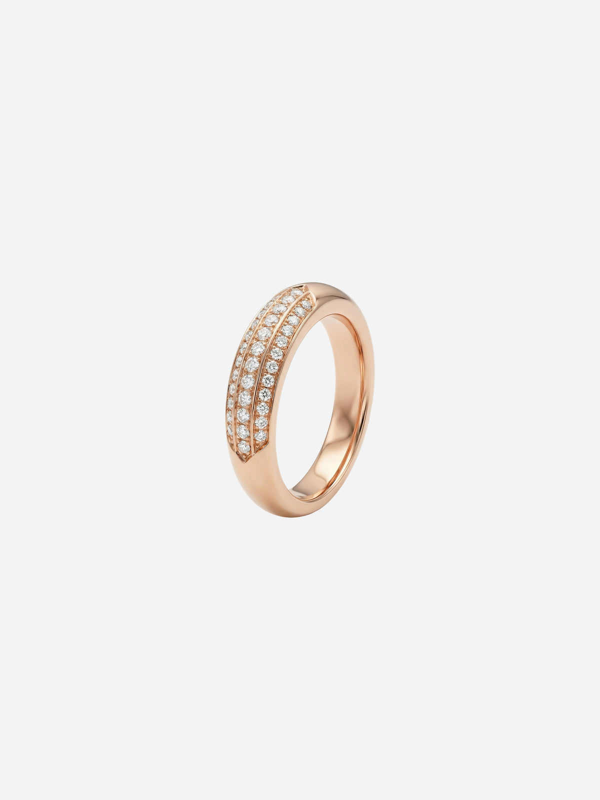 Triple Row Diamond Ring